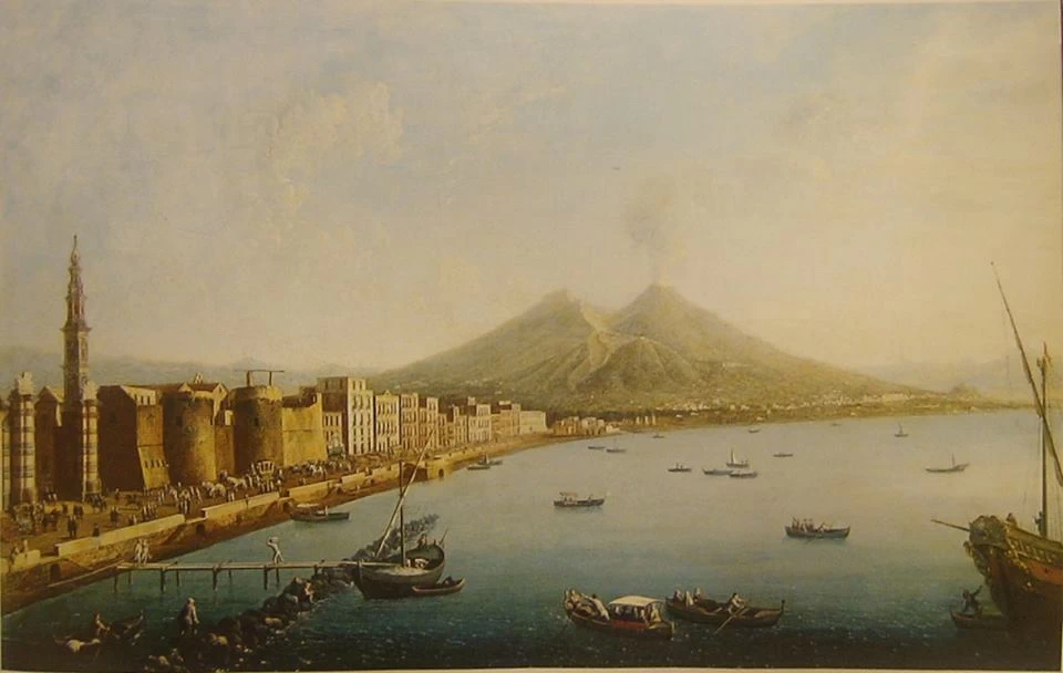 Corteo Reale a via Marina, presso il Castello del Carmine - Museo Nazionale di San Martino, Napoli